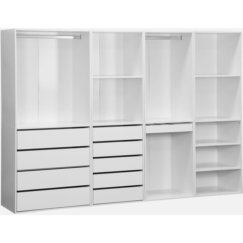 foto del prodotto kit armadio modulare con 4 unit 