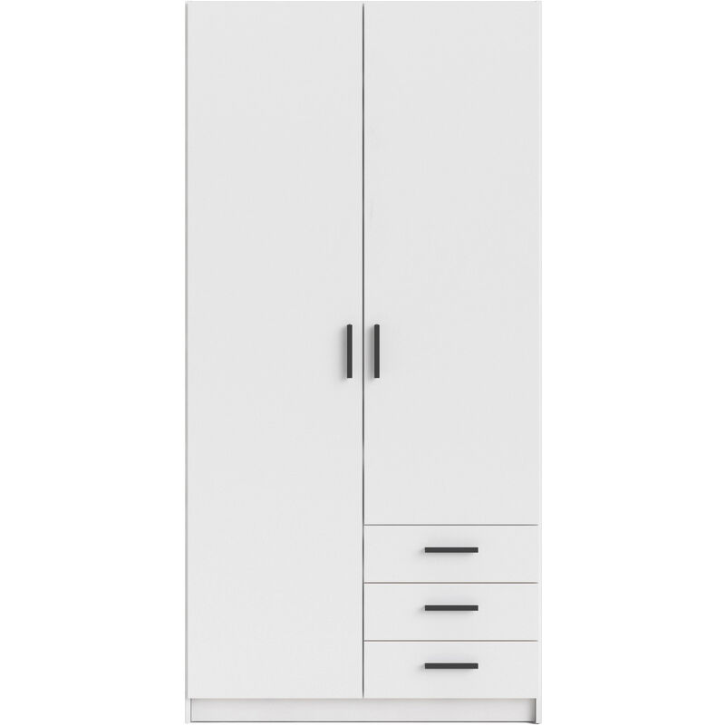 foto del prodotto kit armadio sprint 2a 3cass bianco