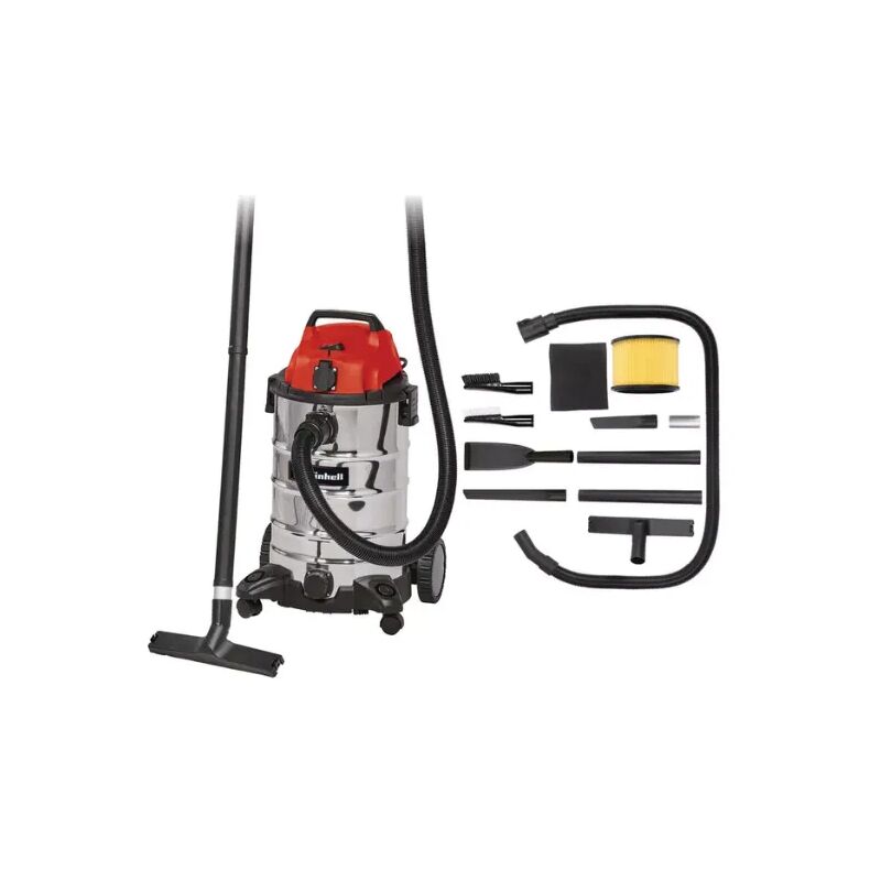foto del prodotto kit aspirasolidi e liquidi tc vc 1930 sa einhell 1500 w serbatoio 30l