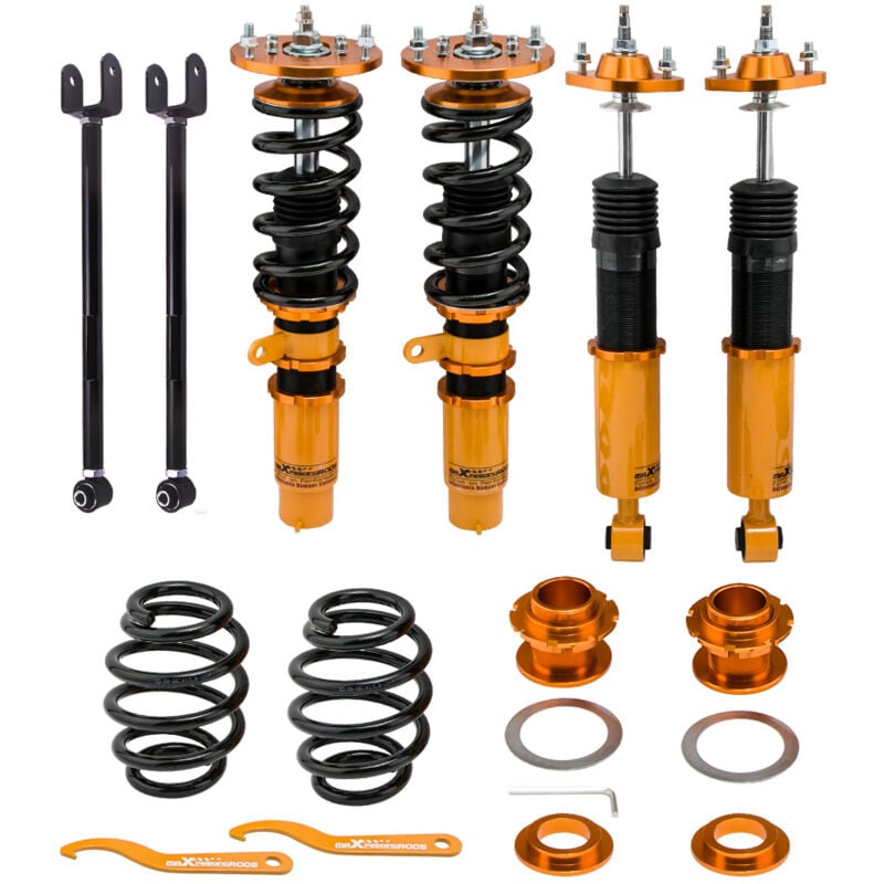 foto del prodotto kit assetto a ghiera regolabile in altezza for bmw e46 3 serie 1998 2005