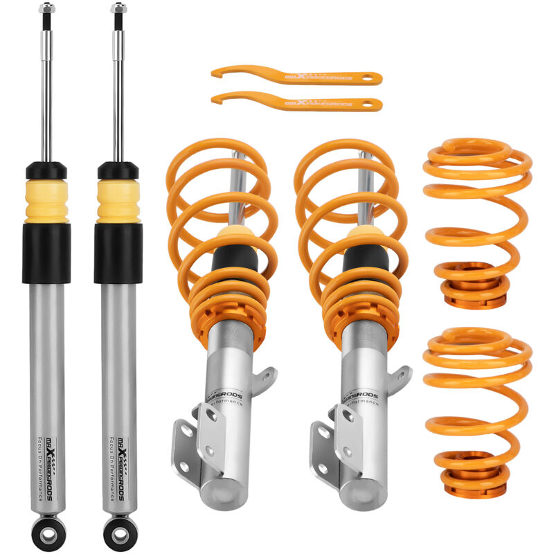 foto del prodotto kit assetto regolabile a ghiera ammortizzatore per renault clio 3 2005 2012