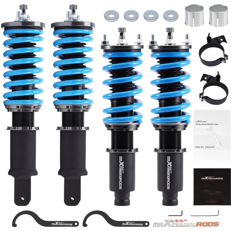 foto del prodotto kit assetto regolabile ammortizzatori molle for honda civic 96 00 suspension kit