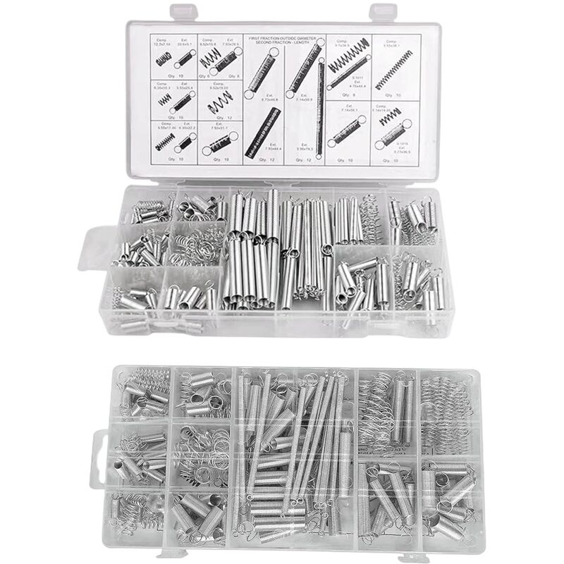 foto del prodotto kit assortimento molle 1 2, 200 molle di estensione in metallo resistente di ricambio 2 