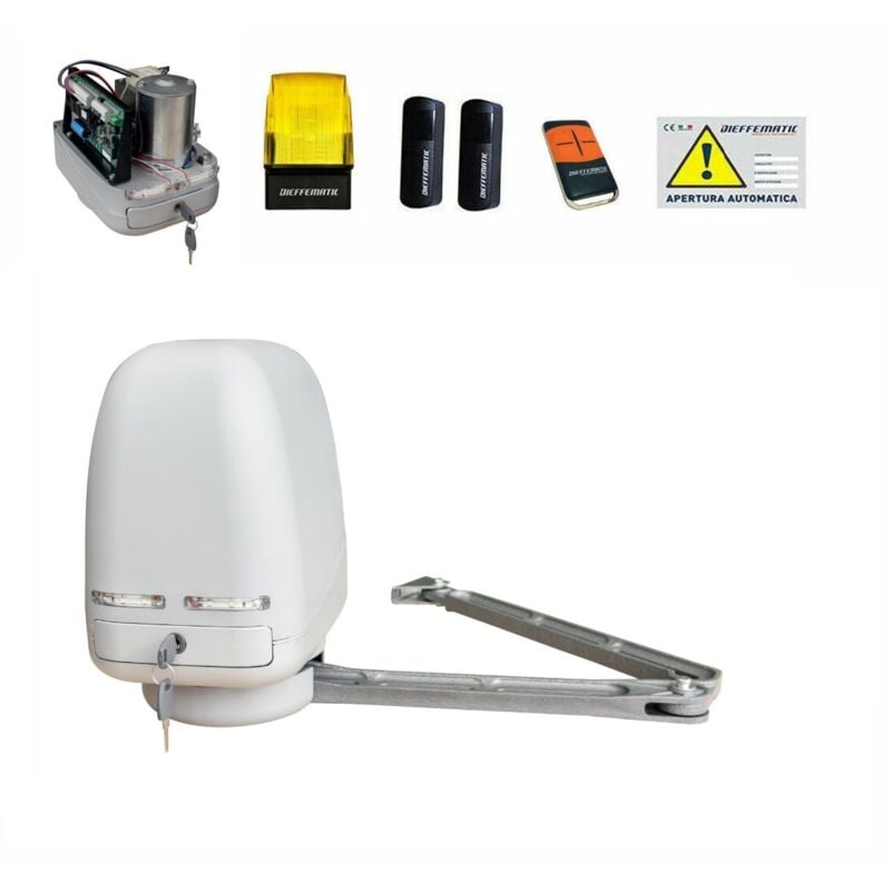 foto del prodotto kit automazione cancello 1 anta a battente braccio articolato 24v snodato snodo