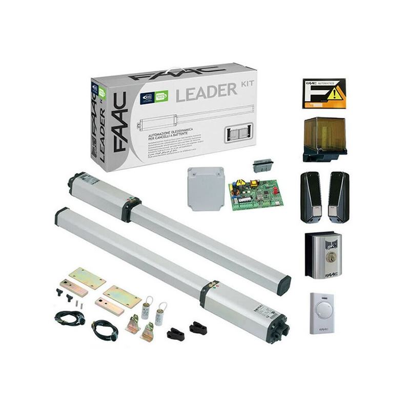 foto del prodotto kit automazione faac leader cancello battente green energy safe 105633445