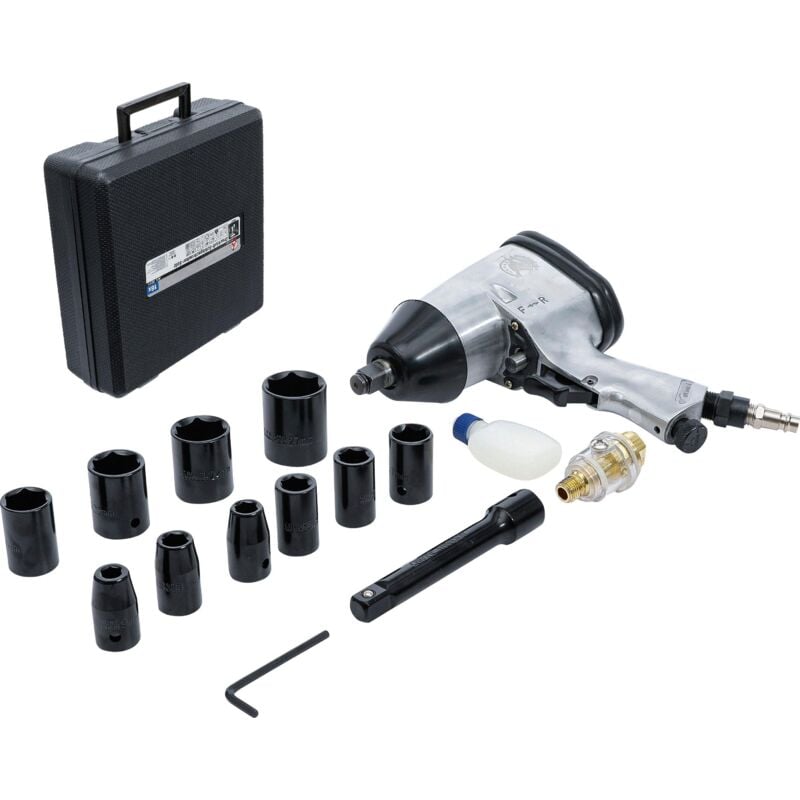 foto del prodotto kit avvitatore pneumatico ad impulsi 12,5 mm 1 2 312 nm 16 pz.
