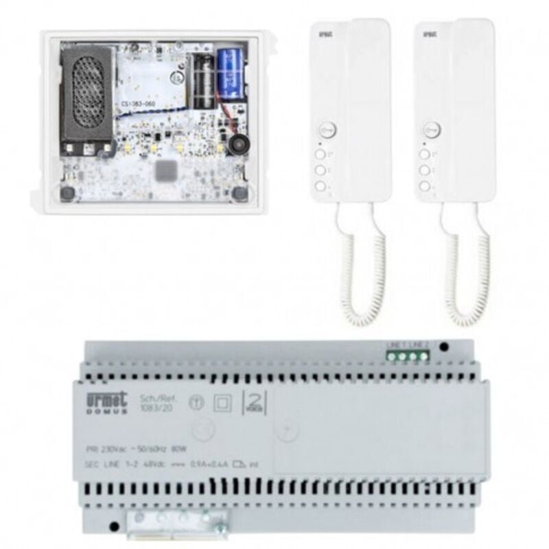 foto del prodotto kit base impianto audio 2voice alpha urmet cod. 1183 622 