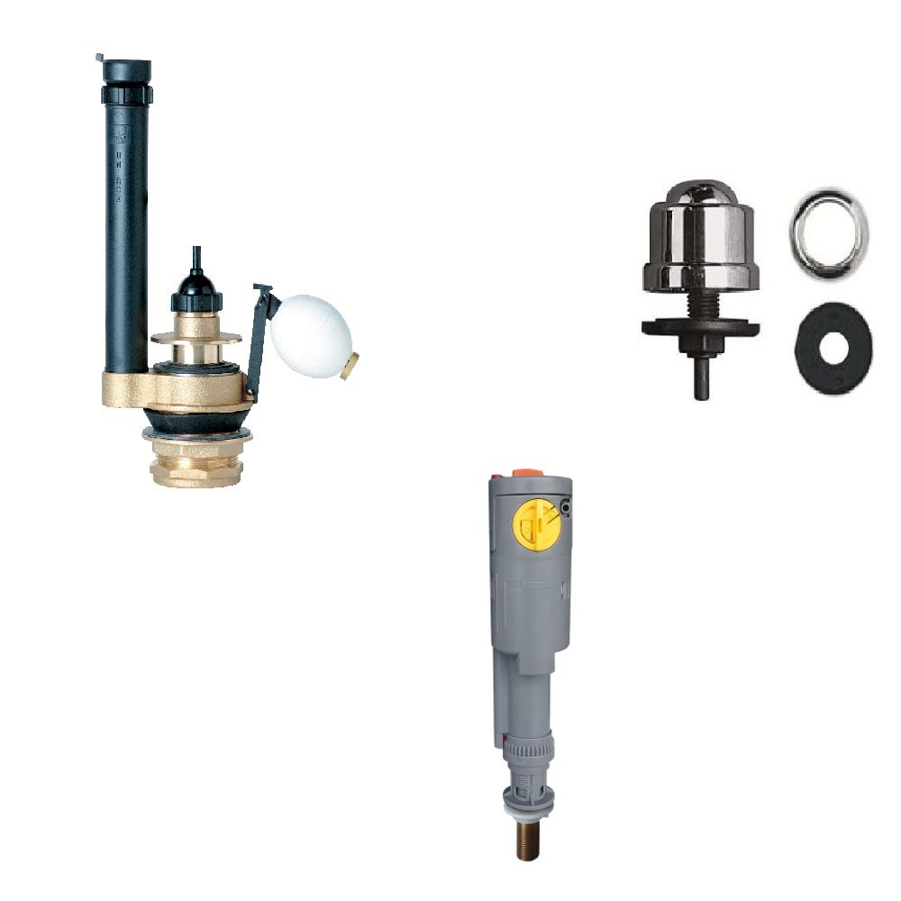 foto del prodotto kit batteria universale its todini cassetta monoblocco bagno attacco basso