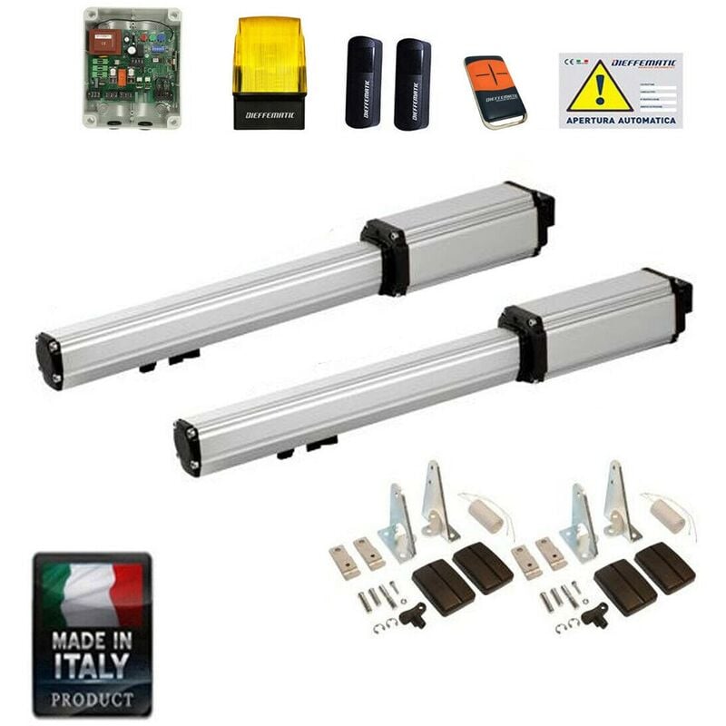 foto del prodotto kit bh corsa 400 24v motorizzazione cancello 2 ante anta battenti automatismo