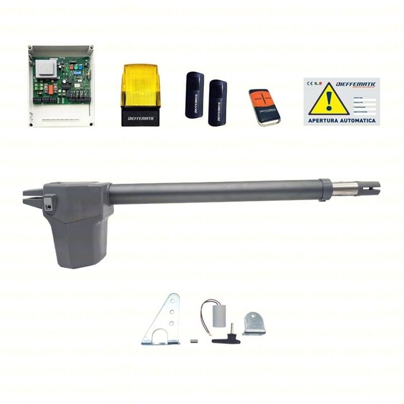 foto del prodotto kit bhg corsa400 completo automazione apri cancello 1 anta mono sx battente 230v
