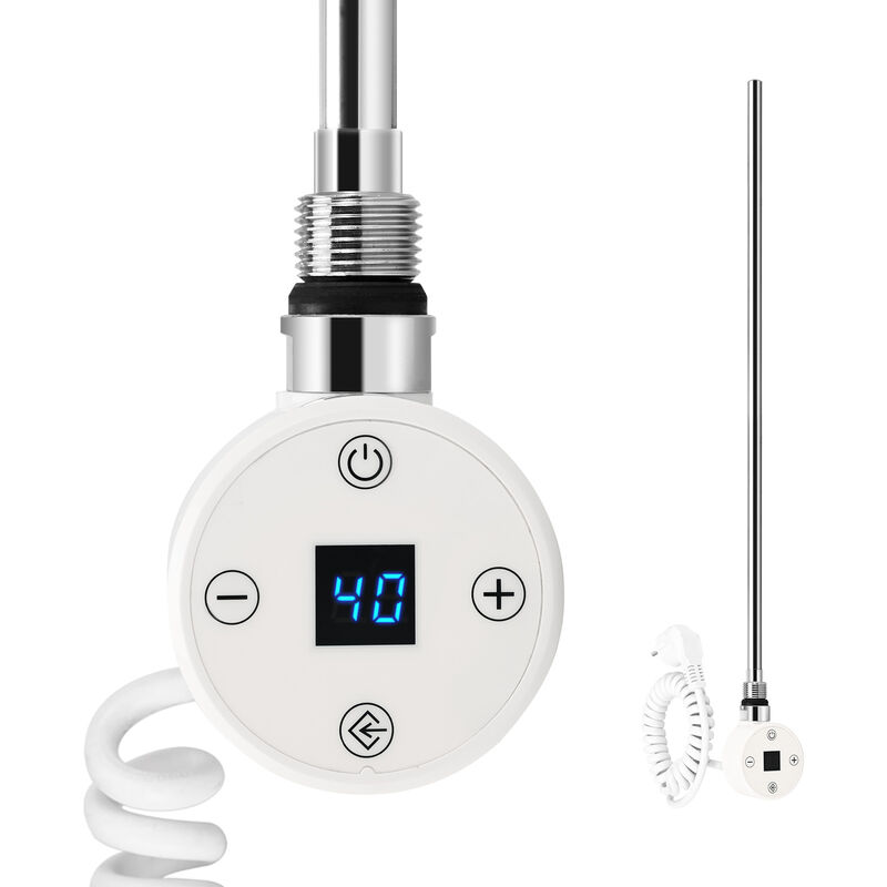 foto del prodotto kit bianco resistenze elettrica per radiatore, 600 watt elettrico temperatura regolatore per termoarredo meykoers