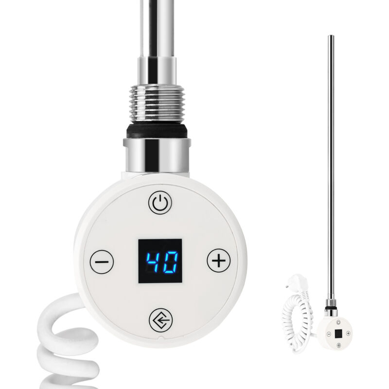 foto del prodotto kit bianco resistenze elettrica per radiatore, 900 watt elettrico temperatura regolatore per termoarredo meykoers