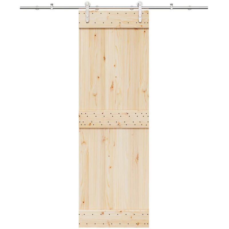 foto del prodotto kit binari porta scorrevole 183 cm acciaio inossidabile argento vidaxl