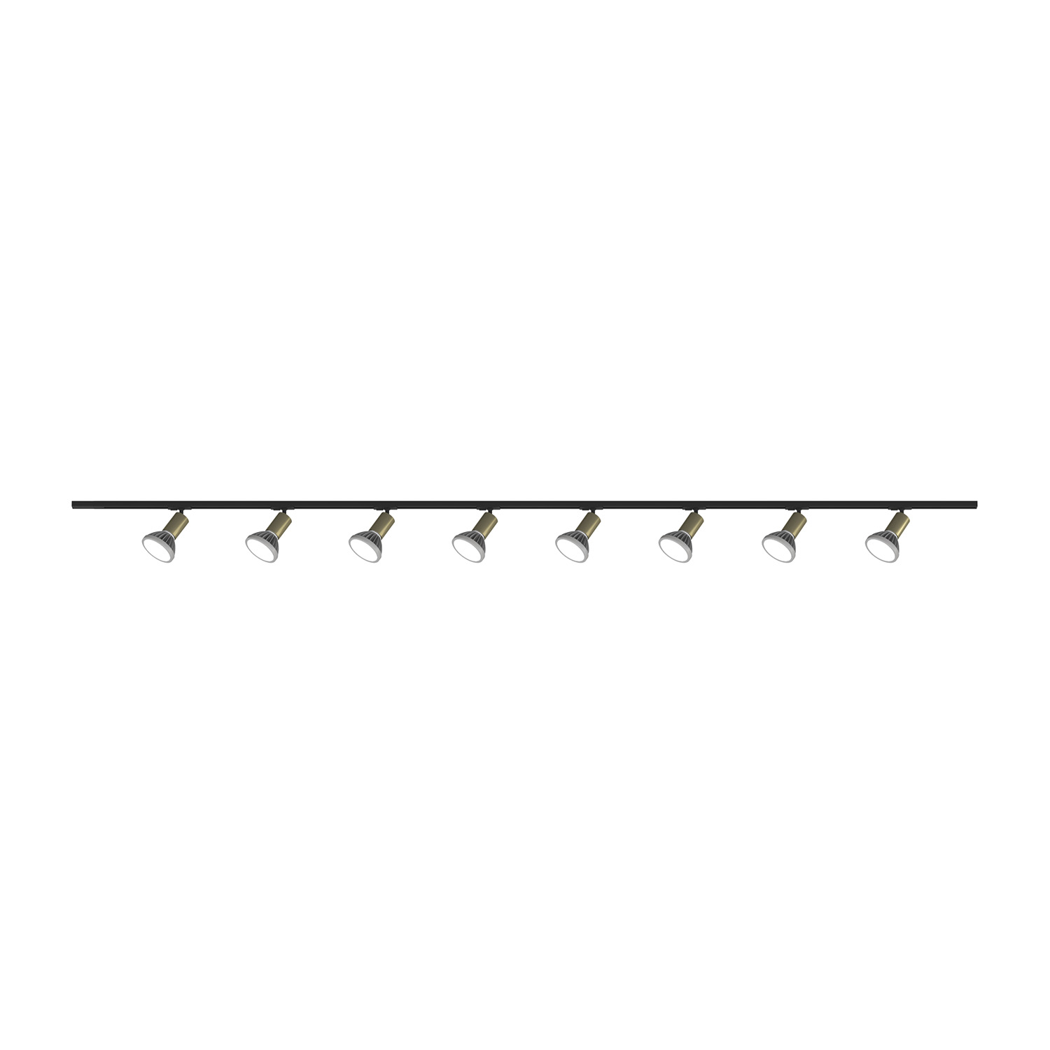 foto del prodotto kit binario moderno mono amos kit metallo oro 8 luci e27