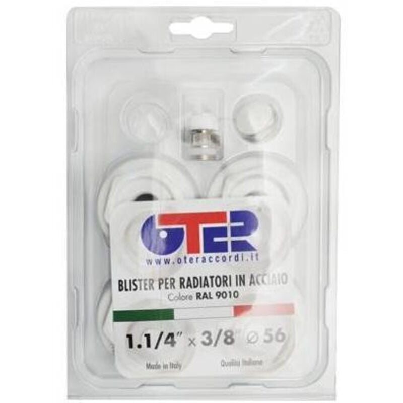 foto del prodotto kit blister per radiatori in acciaio fl 56 1 1/4 x 1/2 oter