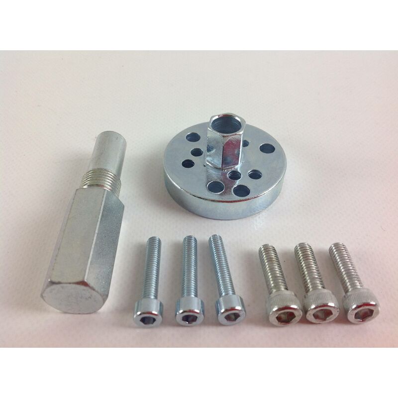 foto del prodotto kit blocca pistoni bloccaggio motore motosega chiave estrattore smonta frizione