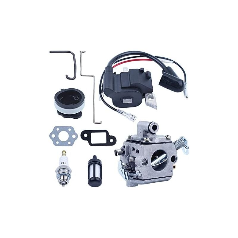 foto del prodotto kit bobina di accensione carburatore per motoseghe stihl 017 018 ms170 ms180, 1130 120 0603, sostituzione per zama c1q s57b