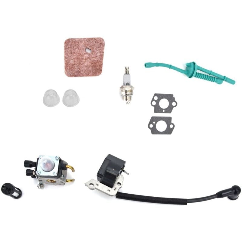 foto del prodotto kit bobina di accensione carburatore per stihl fs55 fs38 fs55r km55 fs45 fs46 trimmer parts