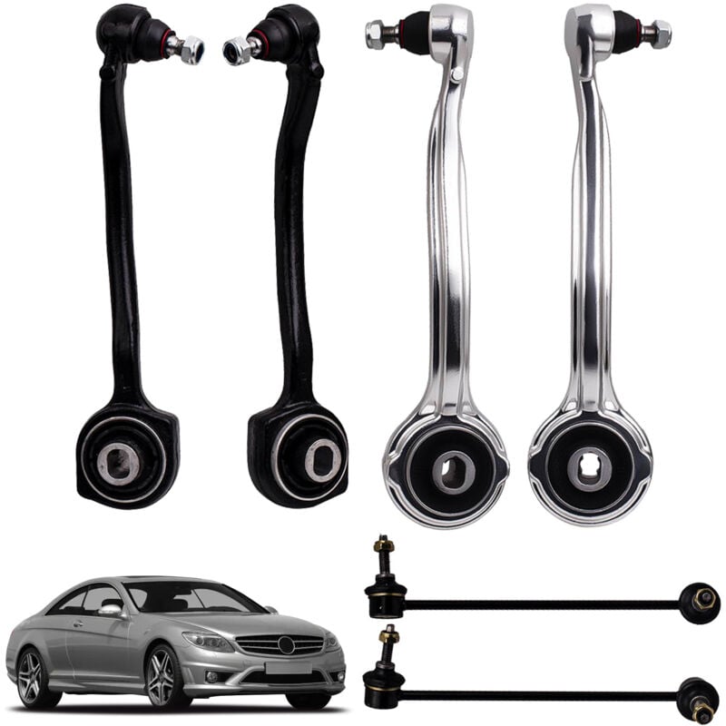 foto del prodotto kit bracci sospensione for mercedes c classe w203 cl203 t model s203 6pcs