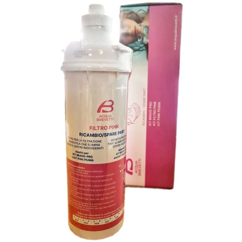 foto del prodotto kit bravo pro e kit pink piuma cartuccia ricambio autonomia max 10600 lt 32016200