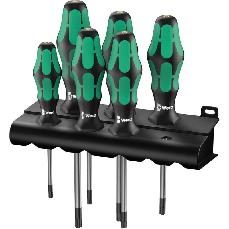 foto del prodotto kit cacciaviti officina e meccanica 6 parti wera 367 6 torx torx interno