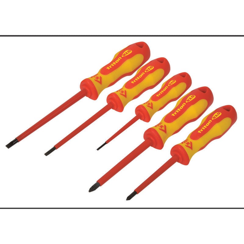 foto del prodotto kit cacciaviti vde 5 parti c.k triton xls taglio, croce pozidriv