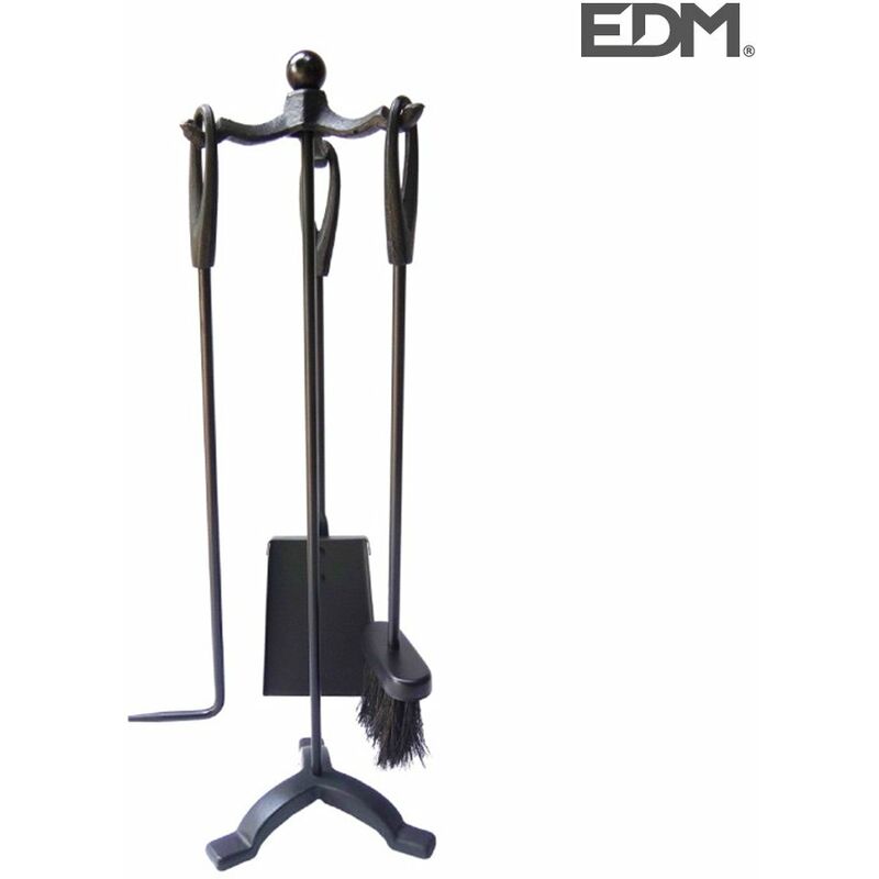 foto del prodotto kit camino nero 3 pezzi edm