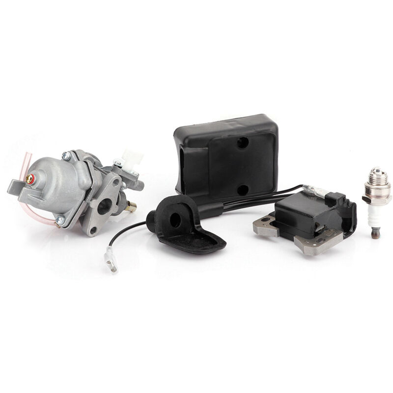 foto del prodotto kit candela filtro aria carburatore, kit bobina di accensione carburatore ad alte prestazioni, perfetto per mini bici tascabile 47cc 49cc zoternen