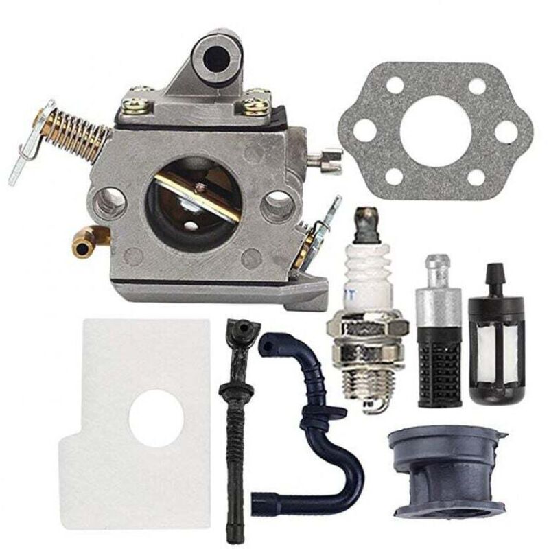 foto del prodotto kit carburatore accessori motosega carburatore per stihl 017 018 ms180 ms170 kit carburatore accessori motosega motosega con kit di regolazione del