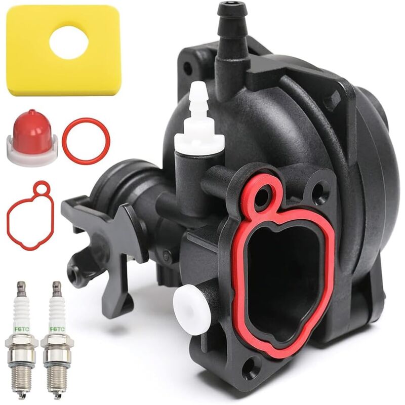 foto del prodotto kit carburatore compatibile con brigg stratton 799583 591160 593261 591110 parti e accessori del motore filtro aria di ricambio per carburatore