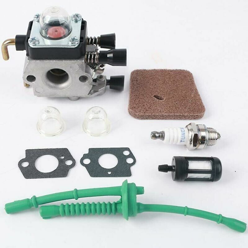 immagine 0 del prodotto kit carburatore compatibile con parti e accessori motore stihl fs55 fs55r fs55rc km55 km55r hl45 fs38 fs45 fs46 sostituisce il kit linea carburante