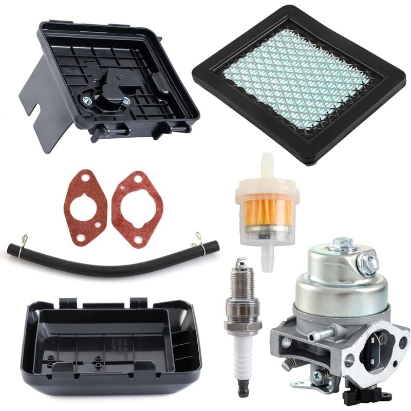 foto del prodotto kit carburatore con filtro aria per honda gcv135 gc160 gcv135 gcv160 gcv190, carburatore con alloggiamento filtro aria, filtro carburante, candela,