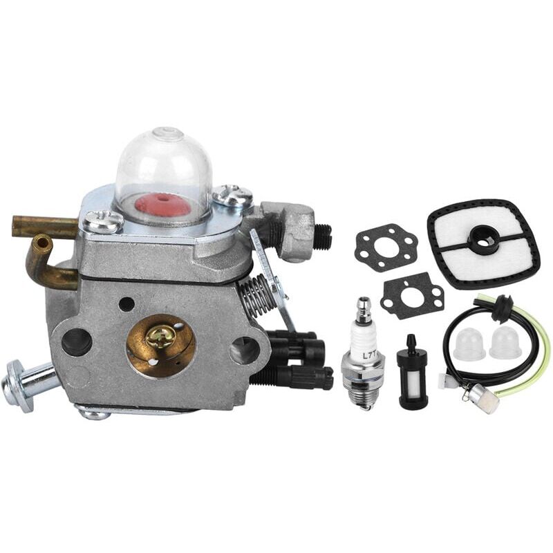 foto del prodotto kit carburatore in alluminio per soffiatore per detriti fogliari echo pb2155 per zama c1uk43b carb es2100