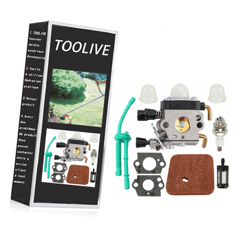 foto del prodotto kit carburatore linea carburante per decespugliatore fs38, fs45, fs46, fs55, km55, km55r