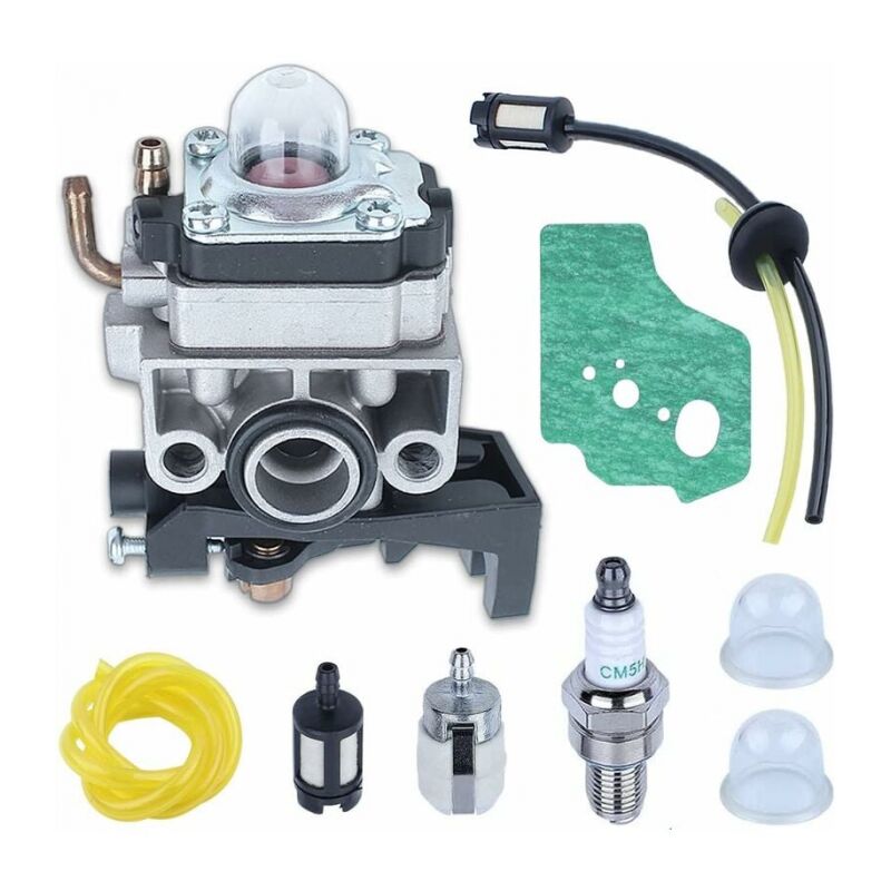 foto del prodotto kit carburatore per motore honda gx25 gx35 fg110 hht35 hht25, carburatore guarnizione filtro tubo carburante filtro aria candela 