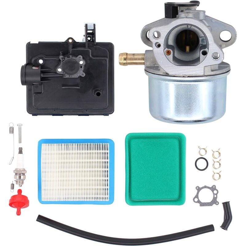foto del prodotto kit carburatore per motori briggs stratton a 4 tempi di piccola cilindrata 124t02, 124t05 e 124t07. sostituisce i modelli 799868, 498254, 497347,
