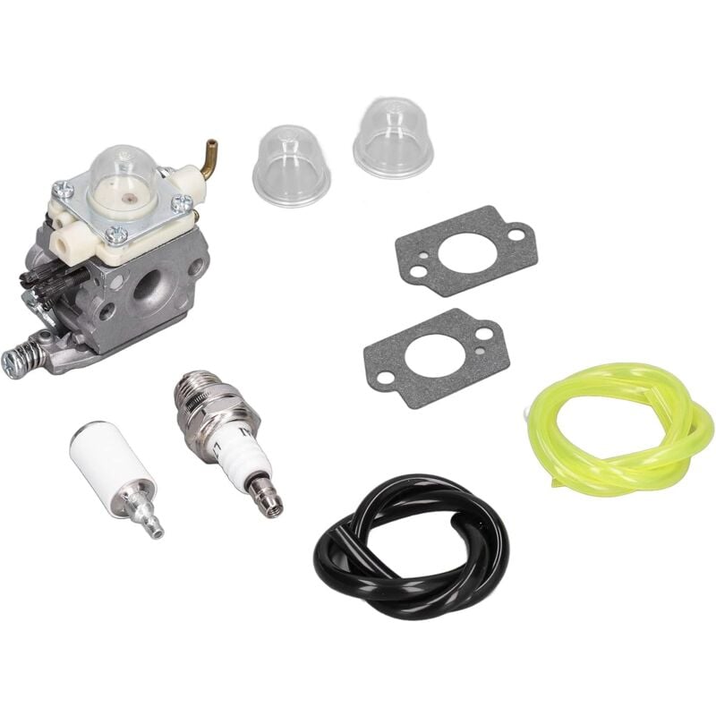 foto del prodotto kit carburatore per soffiatore per foglie, set di strumenti per la sostituzione di accessori per carburatore, set di guarnizioni per carburatore, kit