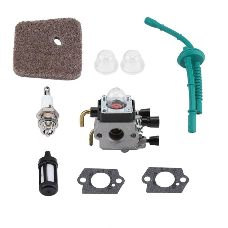 foto del prodotto kit carburatore per stihl fs55 fs55r fs55rc fs38 km55 hl45 km55r dewin