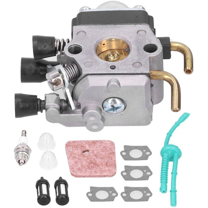 foto del prodotto kit carburatore per tosaerba stihl hl45 hs45 km 55 fc55 fs45 fs46 fs46c fs55 fs55r fs45c
