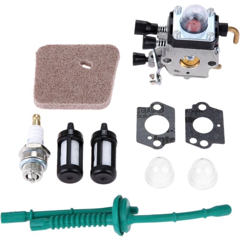 foto del prodotto kit carburatore tubo carburante per decespugliatore stihl fs38 fs45 fs55