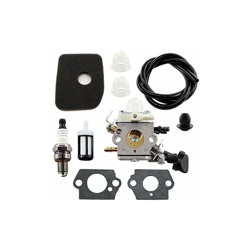 foto del prodotto kit carburatore ulisem con filtro dell aria e candela per soffiatore per foglie stihl bg86 sh56 sh56c sh86 sh86c bg86ce bg86z bg86cez, sostituisce