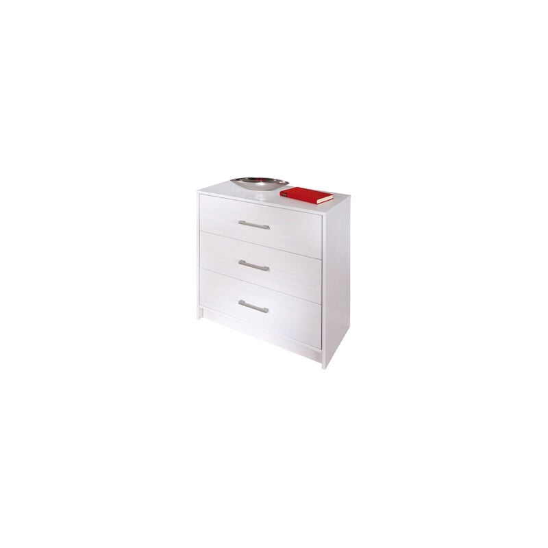 foto del prodotto kit cassettettone cassettiera 3 in legno massello new york cm. 70x35x71h