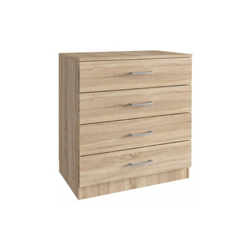 foto del prodotto kit cassettone 4c cm.70x40x72h rovere
