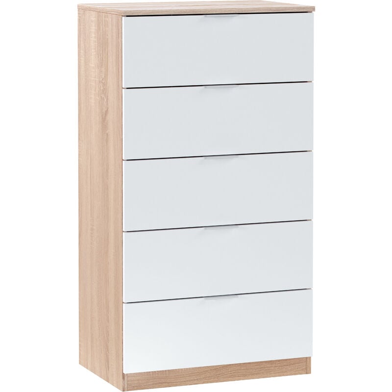 foto del prodotto kit cassettone 5 cassetti canadian bianco artik