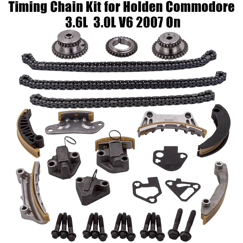 foto del prodotto kit catena distribuzione per holden commodore vz ve vf ra rc 3.6 ly7 le0 lw2 lwr