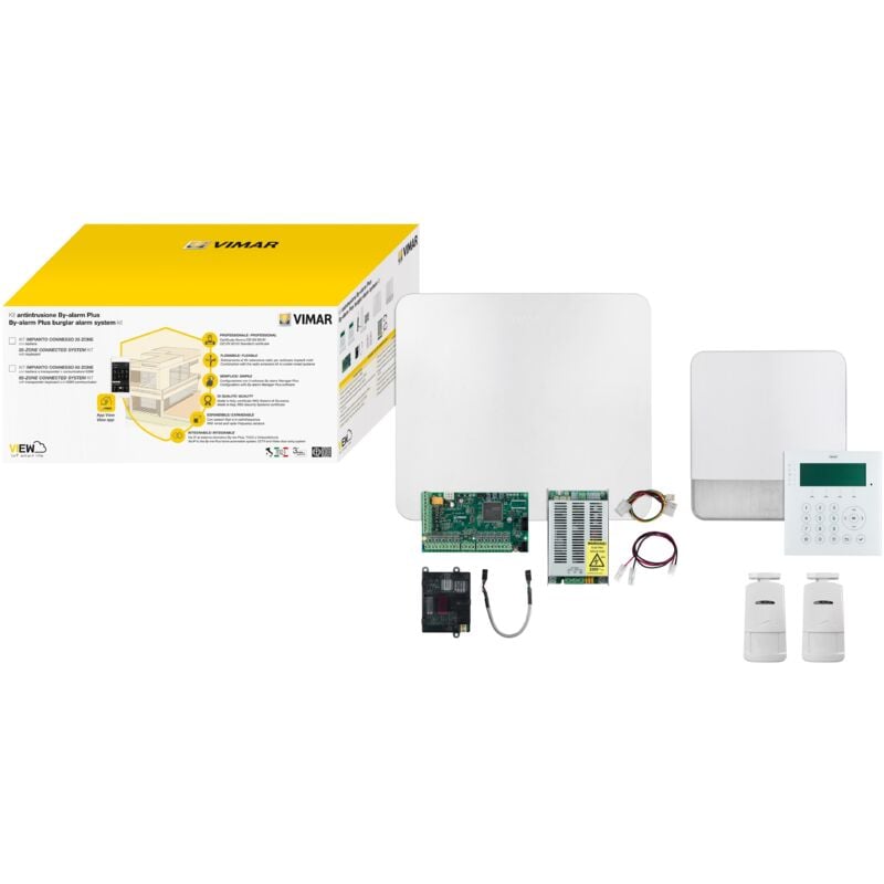 foto del prodotto kit centrale by-alarm plus 25 zone con gateway ip vimar 0k03800.02