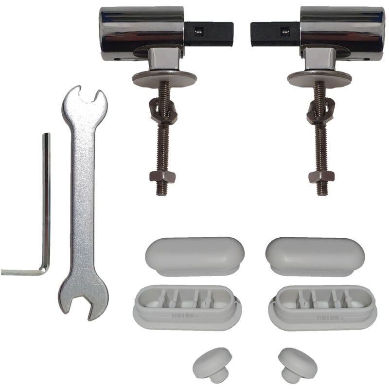 foto del prodotto kit cerniere soft close paracolpi in gomma h6 per copriwater termoindurente