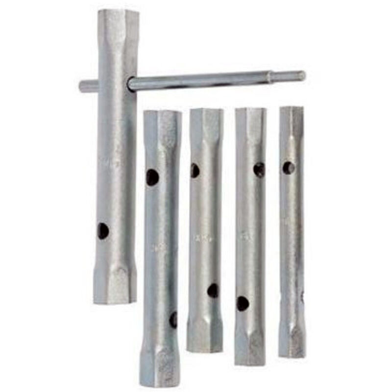 foto del prodotto kit chiave chiavi a tubo 6 pezzi per idraulica fai da te ferramenta trade shop traesio