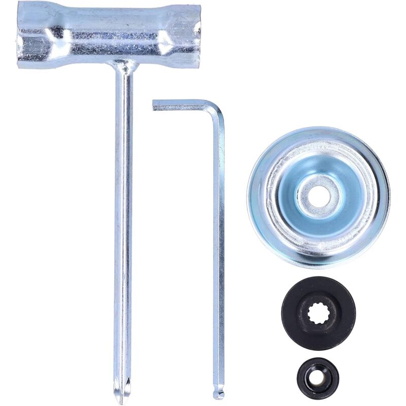 foto del prodotto kit chiave rondella di spinta per adattatore lama stihl fs120 200250