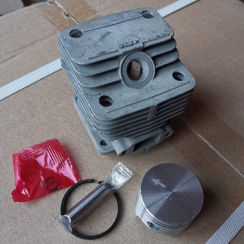 foto del prodotto kit cilindro applicabile 40mm compatibile con oleo mac 740 440bp efco 8400 8405 stark 40 diametro spinotto 9mm 